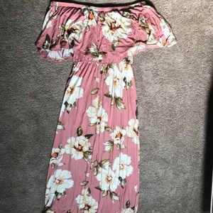 Altar’d State off the shoulder maxi dress NEW